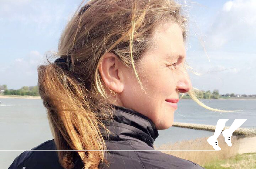 hardlooptrainer coach Karen_de_Bondt, in Zaltbommel  CHiLLrunning, Mindfulrun neusademhaling "Wees vooral lekker jezelf"